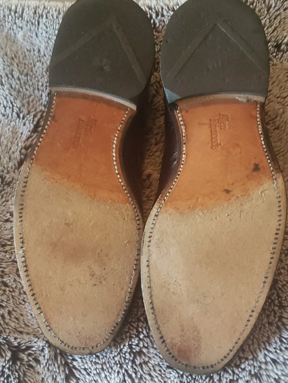 Allen Edmonds Burgundy Wingtip Brogue Oxfords